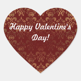 Valentinstag Herz-Aufkleber