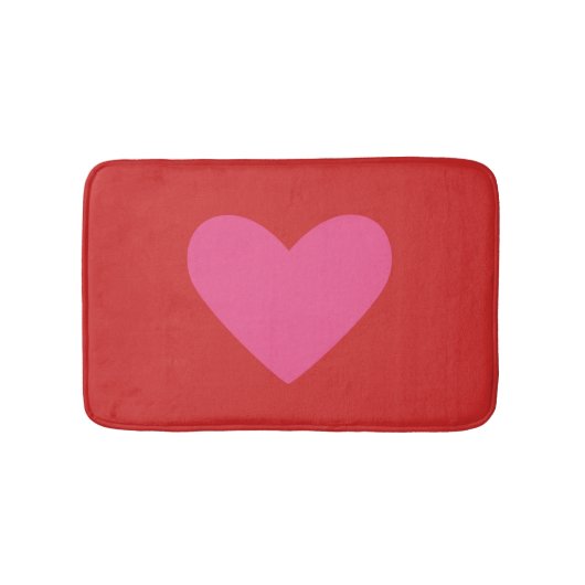 Valentinstag-Herz-Bad-Matte Badematte (Vorderseite)
