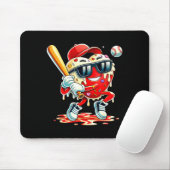 Valentinstag Herz Baseball Drip Eiscreme Jungen  Mousepad (Mit Mouse)