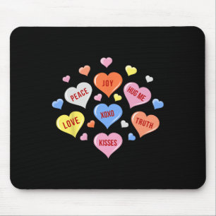 Valentinstag Herz Candy Boys Girls Kinder Mousepad