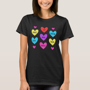 Valentinstag Herz Candy Matching Paare Liebe T-Shirt