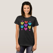 Valentinstag Herz Candy Matching Paare Liebe T-Shirt (Vorne ganz)