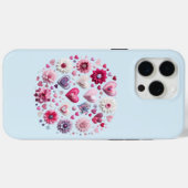 Valentinstag-Herz Case-Mate iPhone Hülle (Rückseite (Horizontal))
