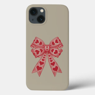 Valentinstag Herz Coquette Bogen Retro Valentine Case-Mate iPhone Hülle