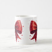 Valentinstag Herz Coquette Bow Kaffeetasse (Mittel)