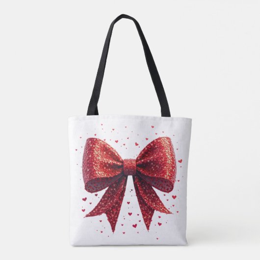 Valentinstag Herz Coquette Bow Tasche (Rückseite)