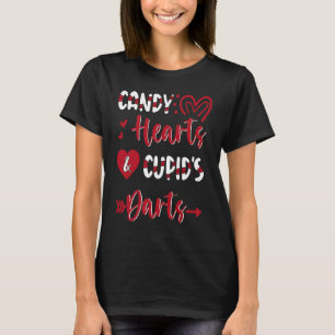 Valentinstag Herz Darts Cupid Candy Heart T-Shirt