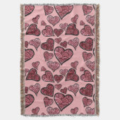 Valentinstag Herz Decke (Vorderseite Vertikal)