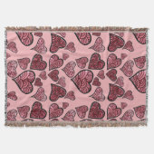 Valentinstag Herz Decke (Vorderseite)