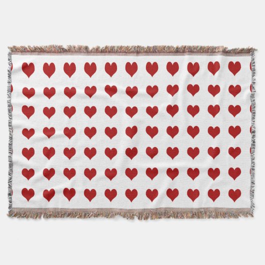 Valentinstag Herz Decke (Vorderseite)