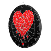 Valentinstag - Herz des Herzens Dartscheibe (Vorderseite rechts)