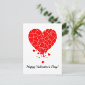 Valentinstag - Herz des Herzens Postkarte (Stehend Vorderseite)