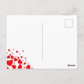 Valentinstag - Herz des Herzens Postkarte (Rückseite)