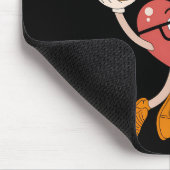 Valentinstag Herz Dunking Niedlicher Basketball Mousepad (Ecke)