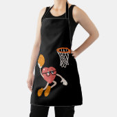Valentinstag Herz Dunking Niedlicher Basketball Schürze (InSitu)