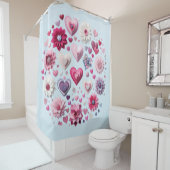 Valentinstag-Herz Duschvorhang (Beispiel)