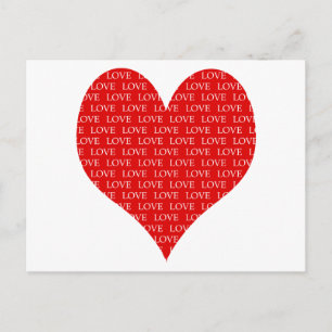 Valentinstag Herz Feiertagspostkarte