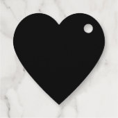 Valentinstag - Herz für Tierdrucke Geschenkanhänger (Rückseite)