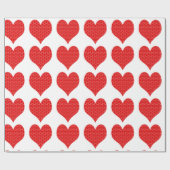 Valentinstag Herz Geschenkpapier (Flach)