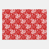 Valentinstag Herz Geschenkpapier Set (Vorderseite 2)