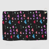 Valentinstag Herz Golf Handtuch (Horizontal)