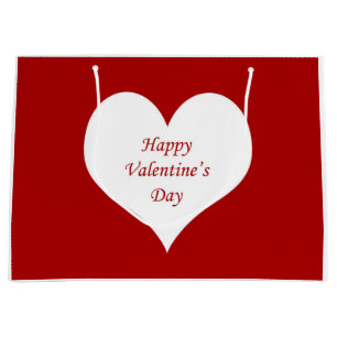 Valentinstag Herz Große Geschenktüte