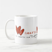Valentinstag-Herz Kaffeetasse (Links)