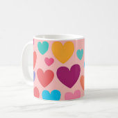 Valentinstag Herz Kaffeetasse (Vorderseite Links)