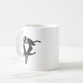Valentinstag-Herz Kaffeetasse (Vorderseite Links)