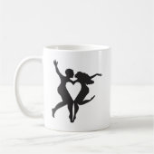 Valentinstag-Herz Kaffeetasse (Links)