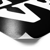 Valentinstag Herz Karierte Liebe Fotodruck (Ecke)