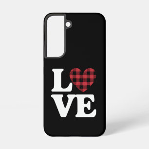 Valentinstag Herz Karo Liebe Samsung Galaxy Hülle