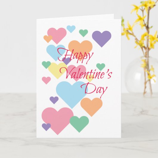 Valentinstag Herz Karte (Gelbe Blume)