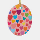 Valentinstag Herz Keramik Ornament (Rechts)