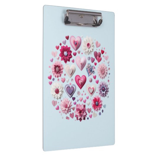 Valentinstag-Herz Klemmbrett (Rechts)