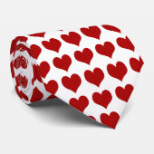 Valentinstag-Herz Krawatte (Gerollt)