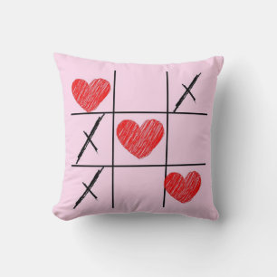 Valentinstag-Herz-Kunst-Wurfkissen Kissen