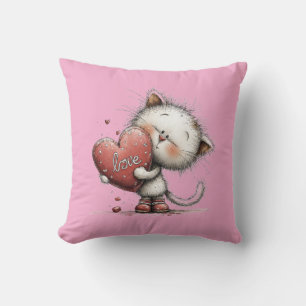 Valentinstag-Herz-Kunst-Wurfkissen Kissen