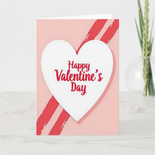 Valentinstag-Herz-Kunstkarte Karte