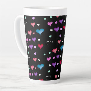 Valentinstag Herz Latte Tasse