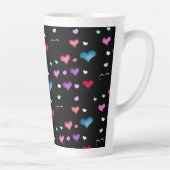Valentinstag Herz Latte Tasse (Rechts)