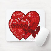 Valentinstag Herz & Liebe Mousepad (2) (Mit Mouse)