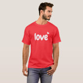 Valentinstag Herz Liebe T-Shirt (Vorne ganz)