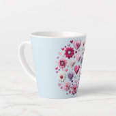 Valentinstag-Herz Milchtasse (Linke Ecke)