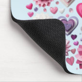 Valentinstag-Herz Mousepad (Ecke)