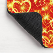 Valentinstag Herz Muster-25022 Mousepad (Ecke)