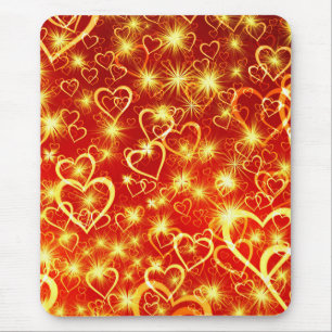 Valentinstag Herz Muster-25022 Mousepad