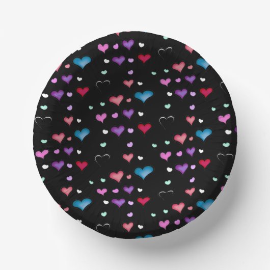 Valentinstag Herz Papier Bowls Pappteller (Vorderseite)
