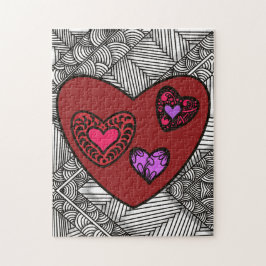Valentinstag Herz Puzzle