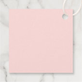 Valentinstag Herz rosa Geschenkanhänger (Rückseite)